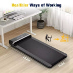 Tapis Roulant Redliro per Casa/Ufficio Capacità 136 kg Tapis Roulant Portatile Ultra Silenzioso con Telecomando