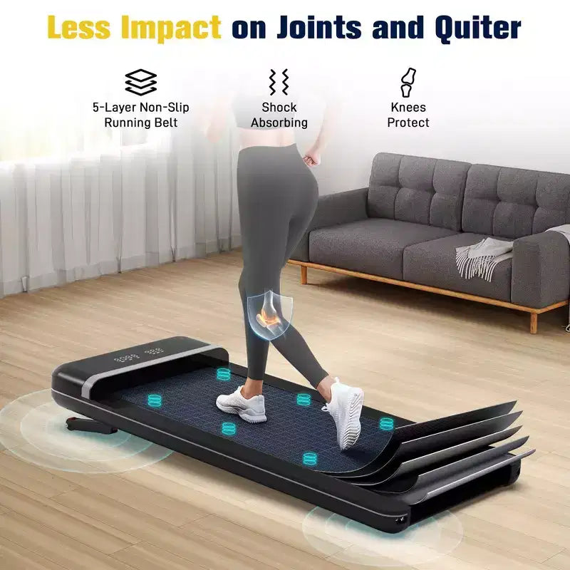 Tapis Roulant Redliro per Casa/Ufficio Capacità 136 kg Tapis Roulant Portatile Ultra Silenzioso con Telecomando