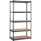 5-Tier Adjustable Heavy Duty Metal Shelving Unit 2000 lbs Capacity Chrome Wire Organizer for Garage