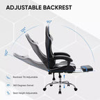 Sedia da gaming da corsa ergonomica JIONJOY con schienale alto, supporto lombare e braccioli regolabili