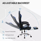 Sedia da gaming da corsa ergonomica JIONJOY con schienale alto, supporto lombare e braccioli regolabili