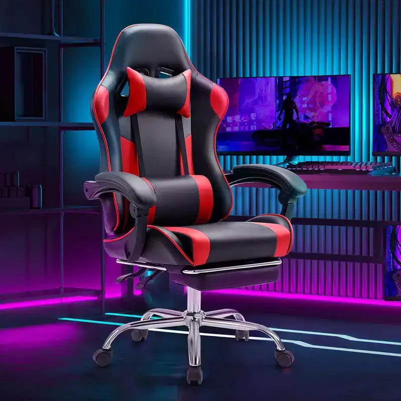 Sedia da gaming da corsa ergonomica JIONJOY con schienale alto, supporto lombare e braccioli regolabili