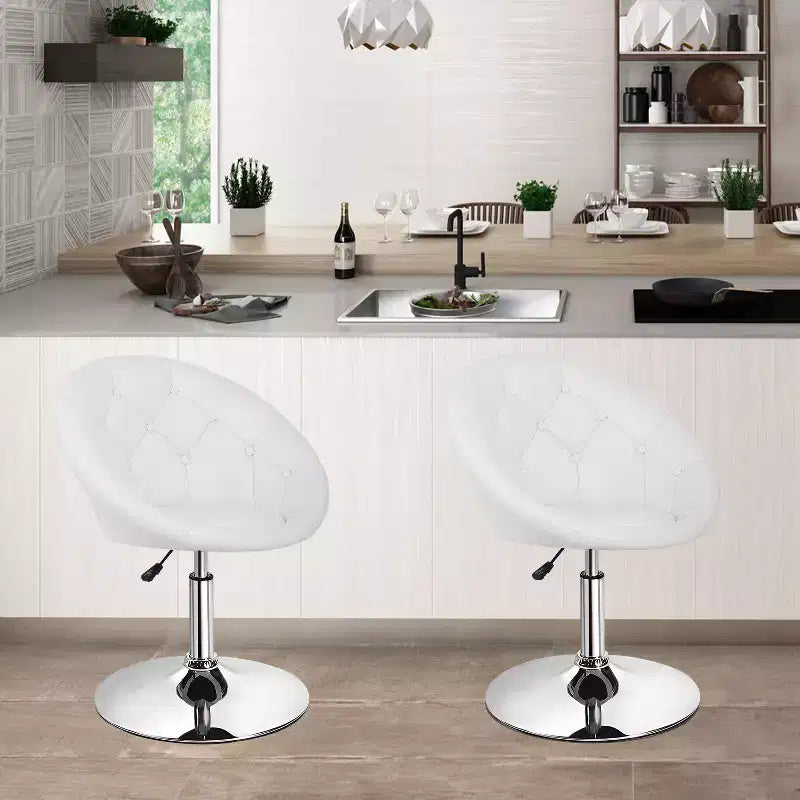 FDW Vanity Chair Living Room Chair Adjustable Height Home Bar Stool Makeup Chair