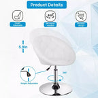 FDW Vanity Chair Living Room Chair Adjustable Height Home Bar Stool Makeup Chair