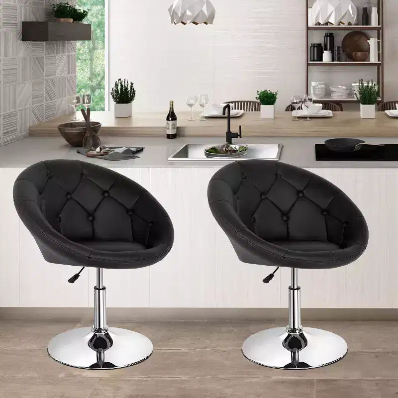 FDW Vanity Chair Living Room Chair Adjustable Height Home Bar Stool Makeup Chair