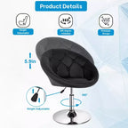 FDW Vanity Chair Living Room Chair Adjustable Height Home Bar Stool Makeup Chair