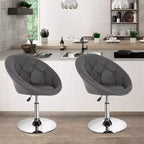 FDW Vanity Chair Living Room Chair Adjustable Height Home Bar Stool Makeup Chair