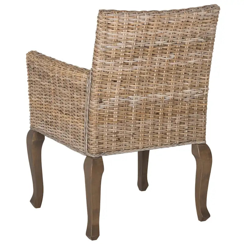 SAFAVIEH Alearda Sedia da Pranzo Naturale (Set di 2) - 23 x 24.4 x 34 - 23Lx24Px34H