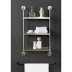 Kate & Laurel All Things Decor Mensola a muro a tre livelli Marit 18x30