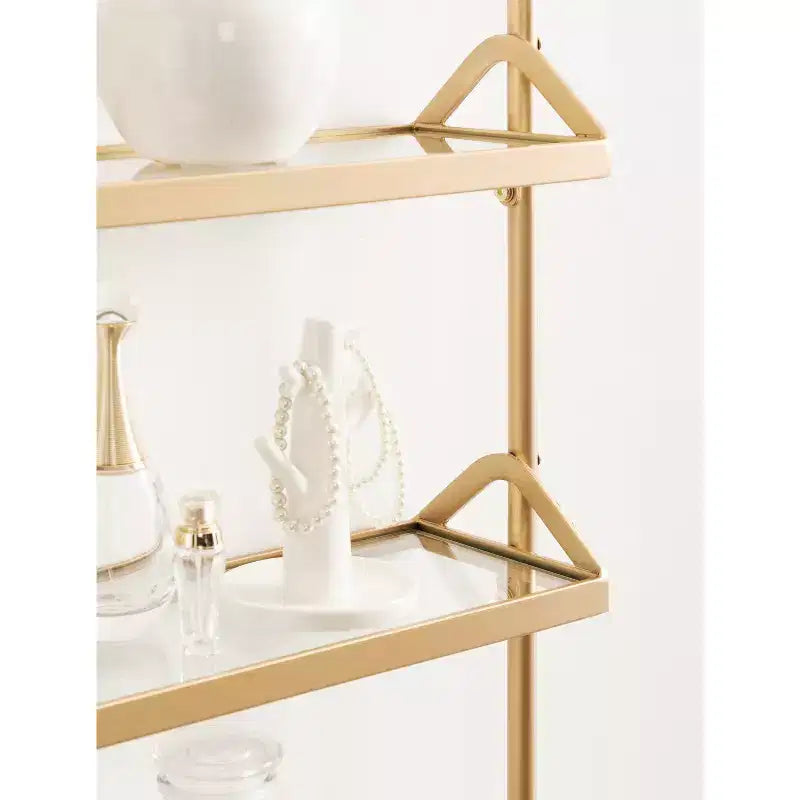 Kate & Laurel All Things Decor Mensola a muro a tre livelli Marit 18x30