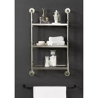 Kate & Laurel All Things Decor Mensola a muro a tre livelli Marit 18x30