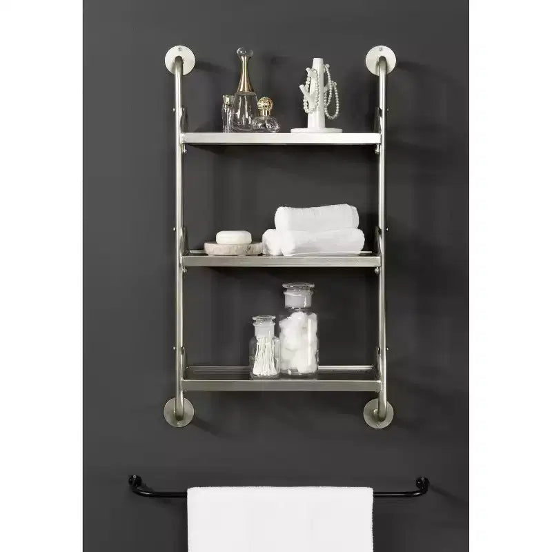 Kate & Laurel All Things Decor Mensola a muro a tre livelli Marit 18x30