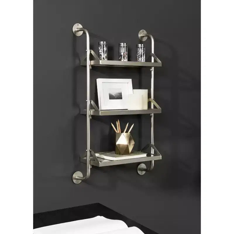 Kate & Laurel All Things Decor Mensola a muro a tre livelli Marit 18x30