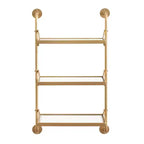 Kate & Laurel All Things Decor Mensola a muro a tre livelli Marit 18x30
