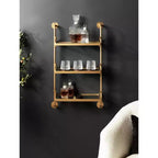 Kate & Laurel All Things Decor Mensola a muro a tre livelli Marit 18x30