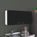 TUHOME Napoles Double Door Wall-Mounted Storage Cabinet - N/A