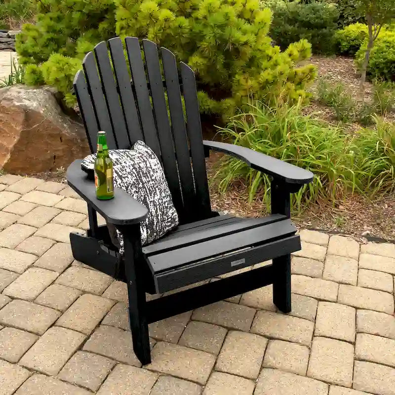 HIGHWOOD King-Size Folding and Reclining Adirondack Chair