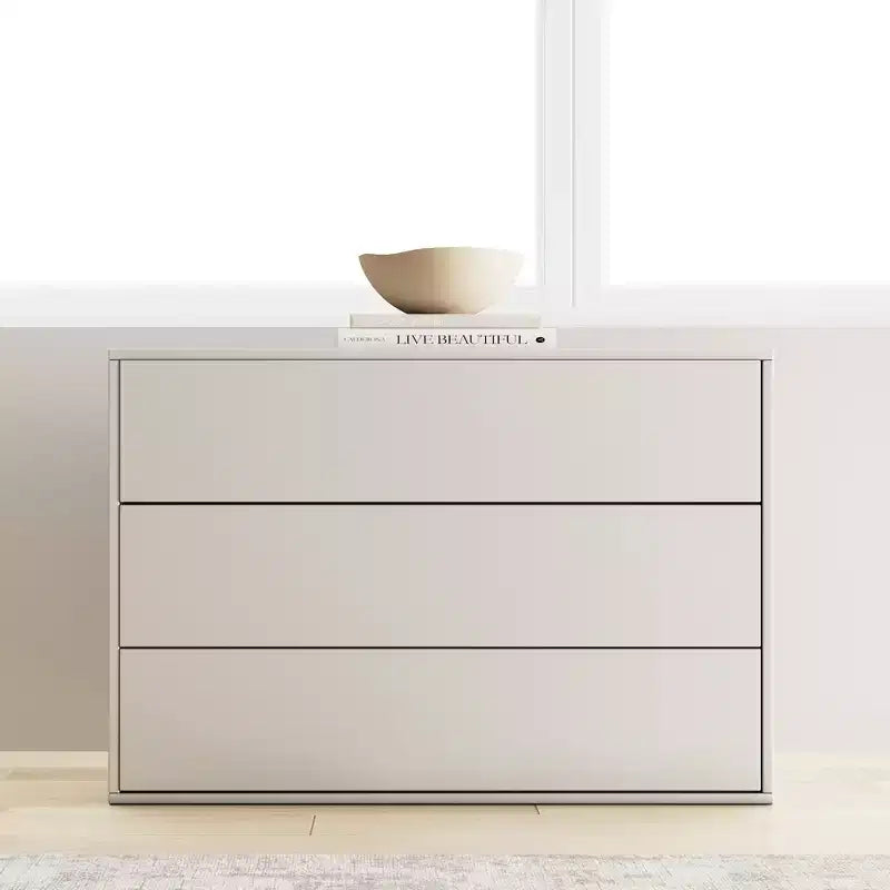 Luck Live Modern 3 drawer dressing table, suitable for wardrobe, bedroom, living room drawer dressing table bedside table, with wooden drawer cabinet
