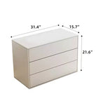 Luck Live Modern 3 drawer dressing table, suitable for wardrobe, bedroom, living room drawer dressing table bedside table, with wooden drawer cabinet