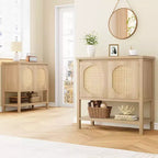 Coffee Bar Cabinet, Storage Cabinet with 2 Doors, Buffet Cabinet with Storage, Buffet Sideboard Cabinet for Kitchen, Dining Room, Living Room