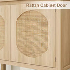 Coffee Bar Cabinet, Storage Cabinet with 2 Doors, Buffet Cabinet with Storage, Buffet Sideboard Cabinet for Kitchen, Dining Room, Living Room