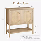 Coffee Bar Cabinet, Storage Cabinet with 2 Doors, Buffet Cabinet with Storage, Buffet Sideboard Cabinet for Kitchen, Dining Room, Living Room
