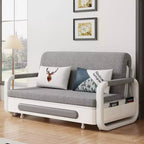 Divano letto convertibile Luck Live Farmhouse da 152 cm con base contenitore, sedia pieghevole, divani per soggiorno