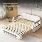 Divano letto convertibile Luck Live Farmhouse da 152 cm con base contenitore, sedia pieghevole, divani per soggiorno