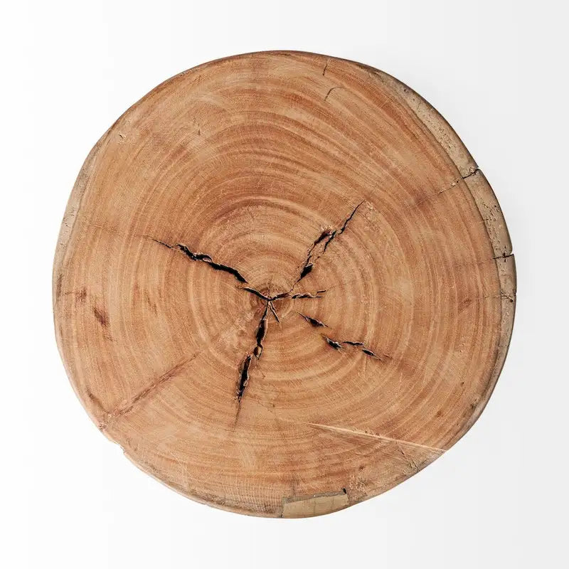 Asco Rustic Solid Reclaimed Wood Stool
