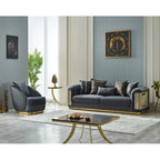 Ellie 2-piece Living room Set Pillow Back