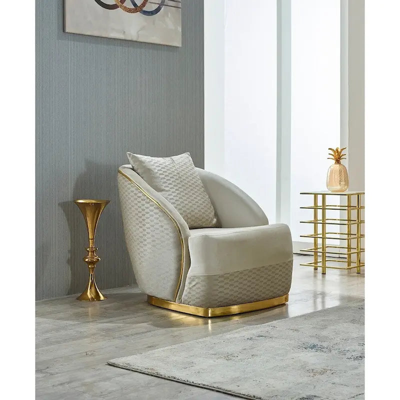 Ellie 2-piece Living room Set Pillow Back