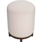 55 Downing Street Daniel Wood Swivel Bar Stool Brown 25 1/2 High Modern Zeus Pearl Cushion for Kitchen Counter Height Island Home