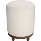 55 Downing Street Daniel Wood Swivel Bar Stool Brown 25 1/2 High Modern Zeus Pearl Cushion for Kitchen Counter Height Island Home