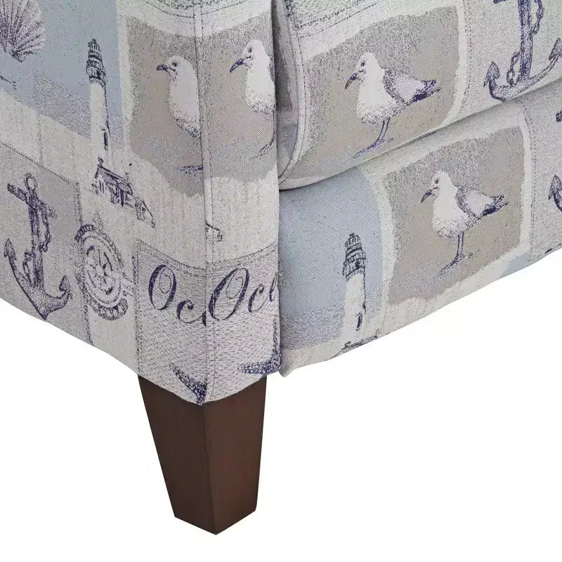 Kensington Hill Gulls Point Sky 27 1/2 Wide Blue 3-Way Power Recliner