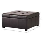 Christopher Knight Home Carlsbad Contemporary Upholstered Tufted Storage Ottoman