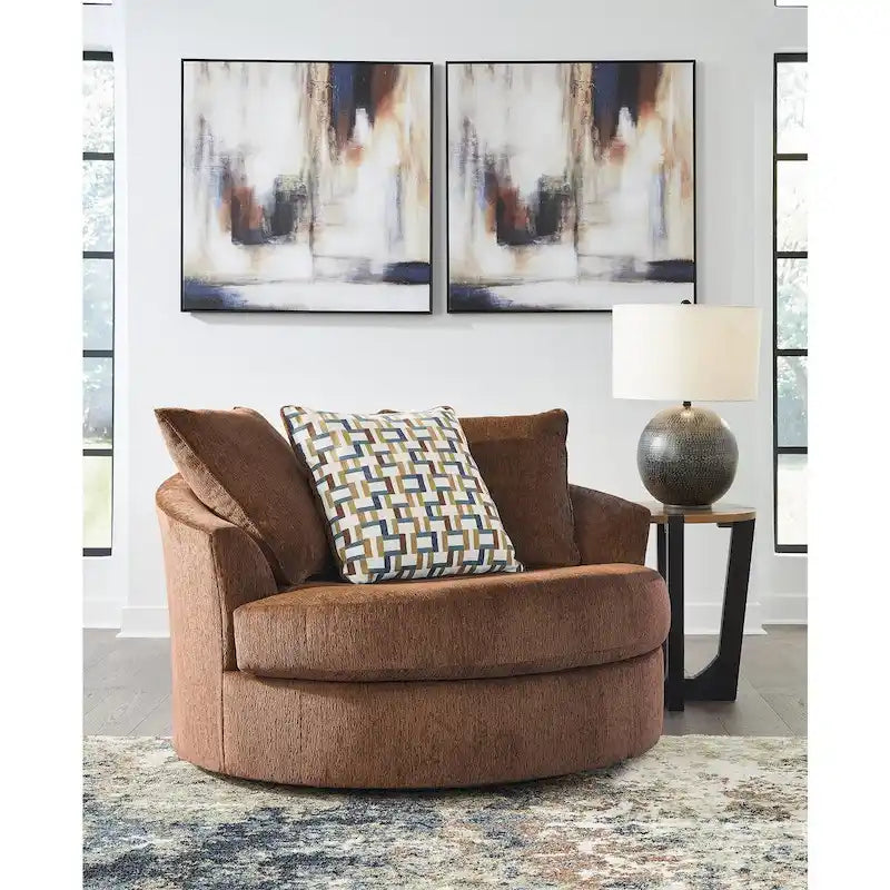 Signature Design by Ashley Poltrona Girevole Accent Oversize Laylabrook - 56 L x 55 P x 35 A