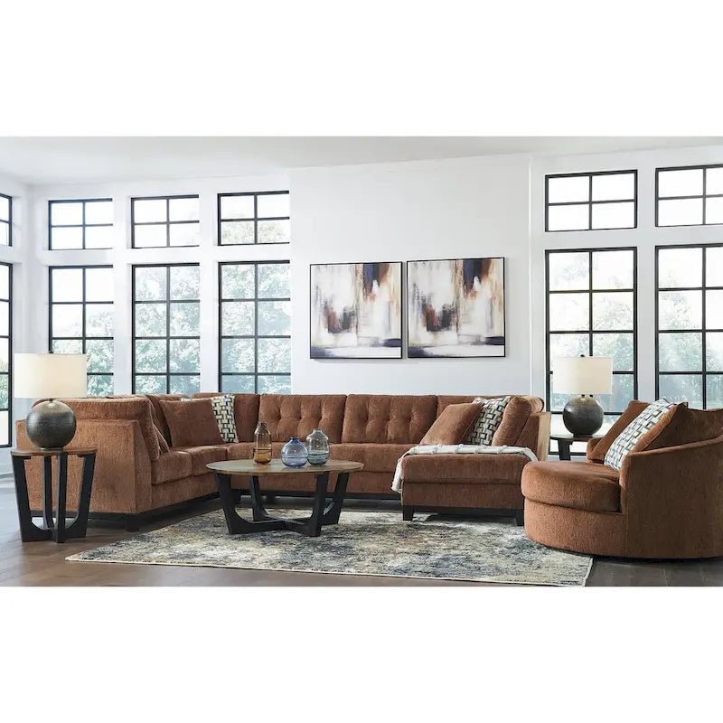 Signature Design by Ashley Laylabrook Oversized Swivel Accent Chair - 56 W x 55 D x 35 H
