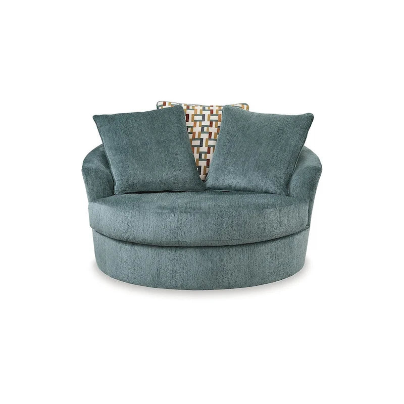 Signature Design by Ashley Laylabrook Oversized Swivel Accent Chair - 56 W x 55 D x 35 H