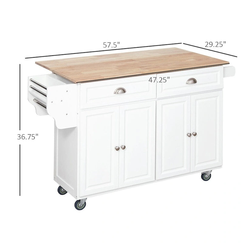 Carrello da Cucina con Ruote, Carrello da Colazione