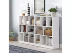 Cube Bookcase, Freestanding Storage Unit with 8 Open Compartments
