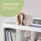 Cube Bookcase, Freestanding Storage Unit with 8 Open Compartments