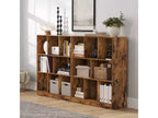 Cube Bookcase, Freestanding Storage Unit with 8 Open Compartments