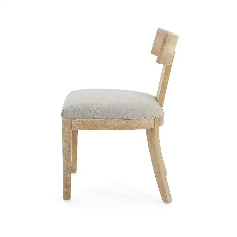 Christopher Knight Home Senna Upholstered Fabric Rubberwood Frame Dining Chair (Set of 2)