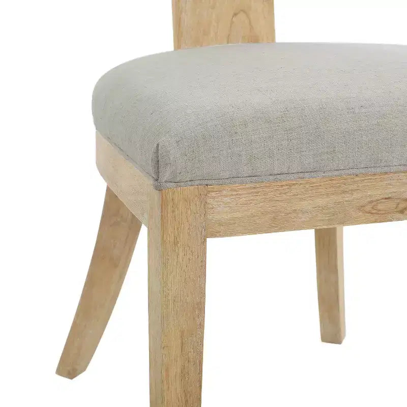Christopher Knight Home Senna Upholstered Fabric Rubberwood Frame Dining Chair (Set of 2)