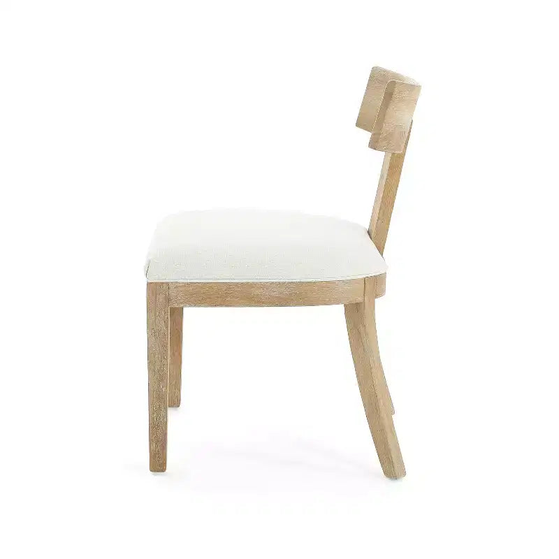 Christopher Knight Home Senna Upholstered Fabric Rubberwood Frame Dining Chair (Set of 2)
