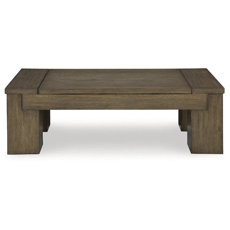 Tavolino da caffè Signature Design by Ashley Rosswain Brown con piano sollevabile - 54W x 28D x 18H