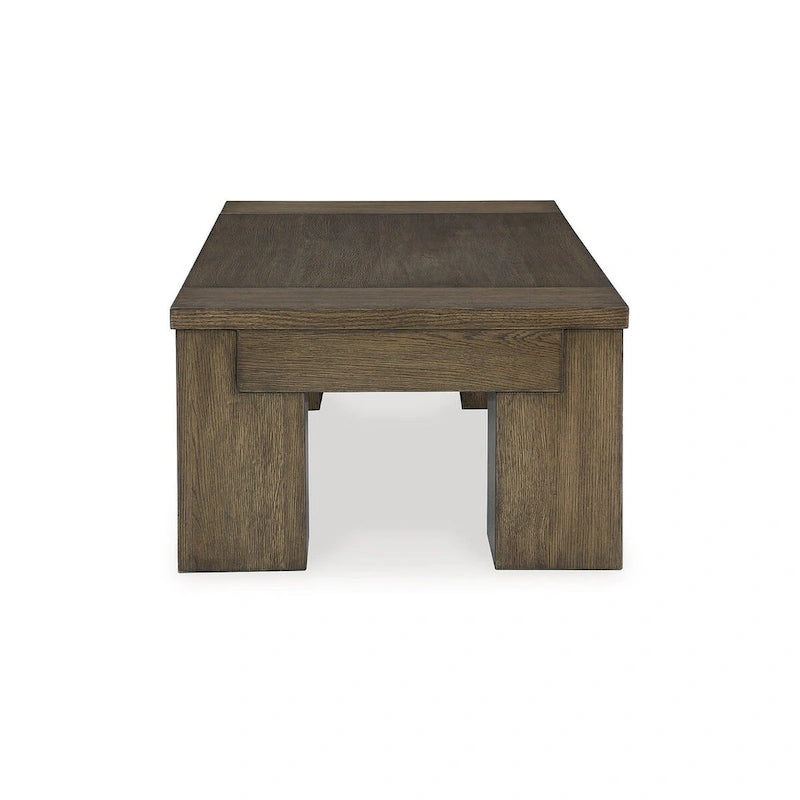Tavolino da caffè Signature Design by Ashley Rosswain Brown con piano sollevabile - 54W x 28D x 18H