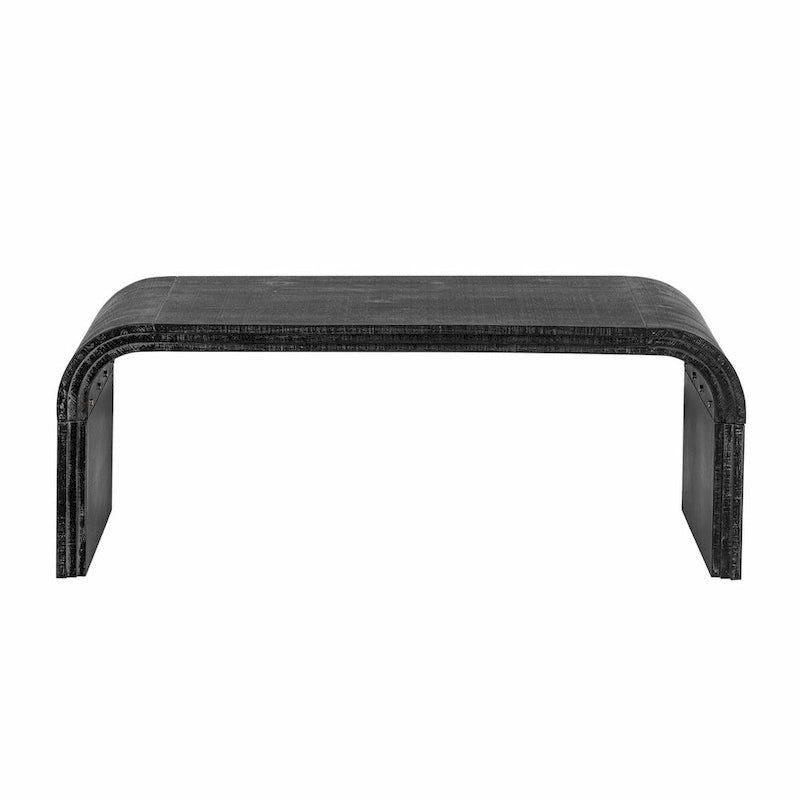 Tavolino da caffè minimalista dal design Art Déco curvo