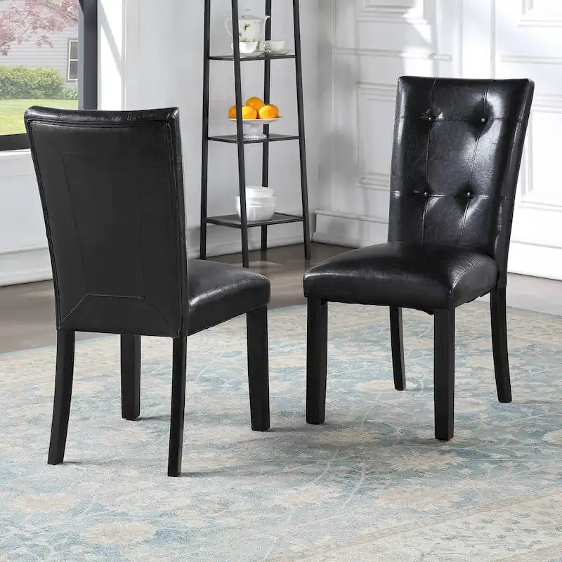 Steve Silver Santeri White and Cherry Dining Set