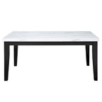 Steve Silver Santeri White and Cherry Dining Set